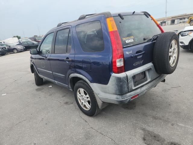 JHLRD78824C014553 - 2004 HONDA CR-V EX BLUE photo 2