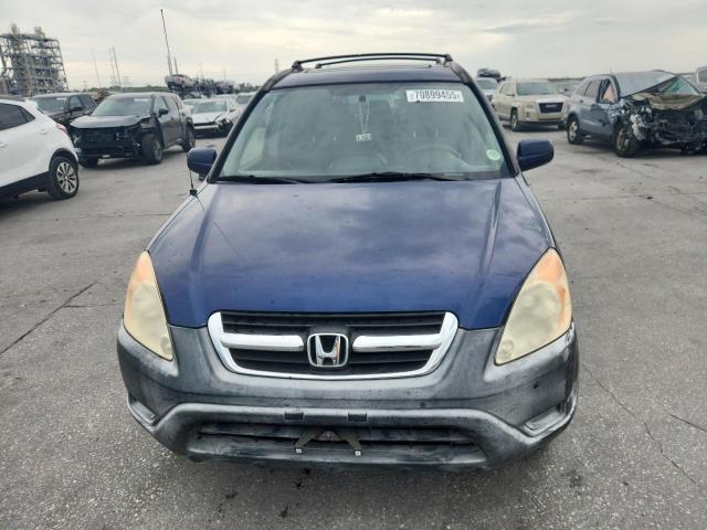 JHLRD78824C014553 - 2004 HONDA CR-V EX BLUE photo 5