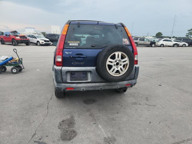 JHLRD78824C014553 - 2004 HONDA CR-V EX BLUE photo 6