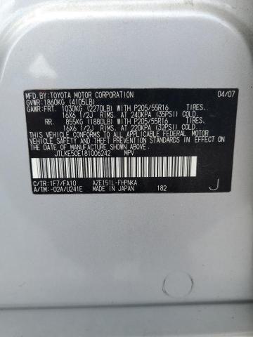 JTLKE50E181006242 - 2008 TOYOTA SCION XB SILVER photo 13