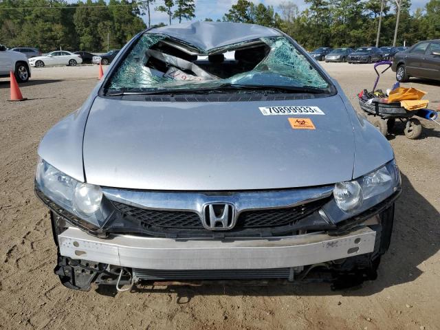 2HGFA1F58AH332119 - 2010 HONDA CIVIC LX SILVER photo 5