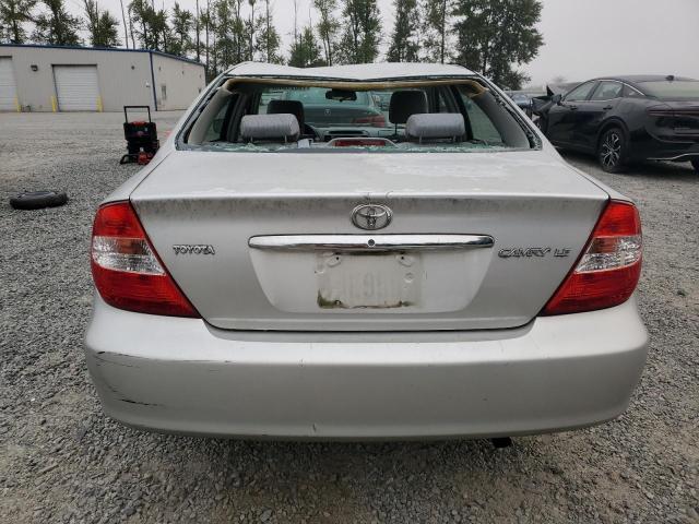 4T1BE32K63U774546 - 2003 TOYOTA CAMRY LE SILVER photo 6