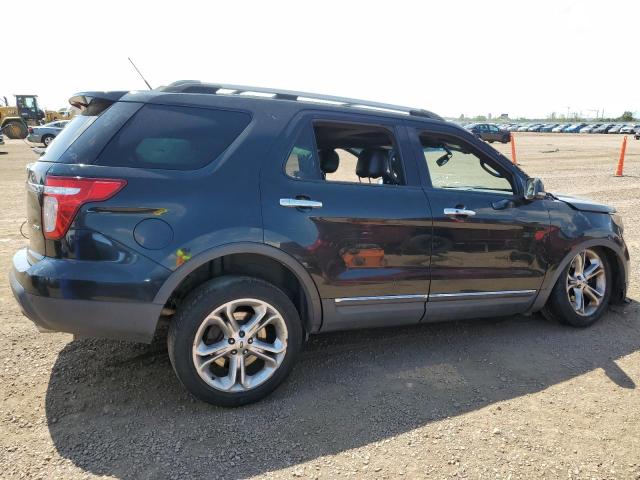 1FM5K8F8XDGC06432 - 2013 FORD EXPLORER LIMITED Чорний фото 3