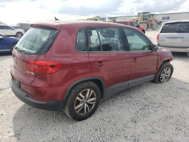 WVGAV7AX7CW006269 - 2012 VOLKSWAGEN TIGUAN S RED photo 3
