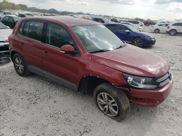 WVGAV7AX7CW006269 - 2012 VOLKSWAGEN TIGUAN S RED photo 4