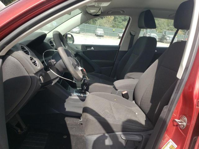 WVGAV7AX7CW006269 - 2012 VOLKSWAGEN TIGUAN S RED photo 7