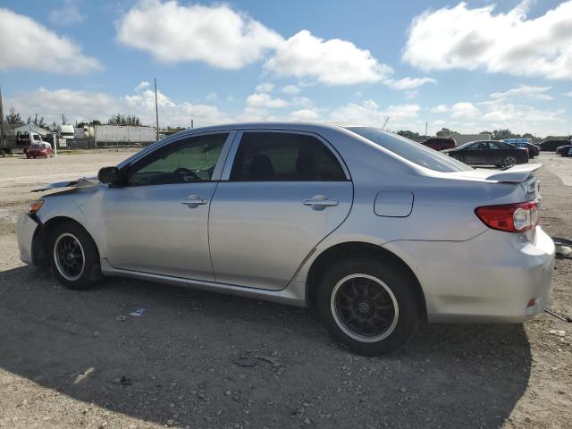 JTDBU4EE9DJ116791 - 2013 TOYOTA COROLLA BASE ვერცხლისფერი ფოტო 2