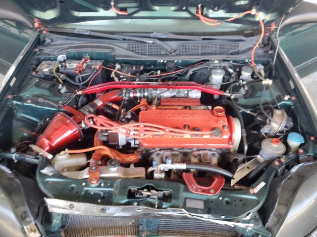 1HGEJ8145YL026804 - 2000 HONDA CIVIC EX GREEN photo 11