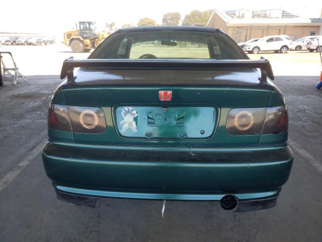 1HGEJ8145YL026804 - 2000 HONDA CIVIC EX GREEN photo 6
