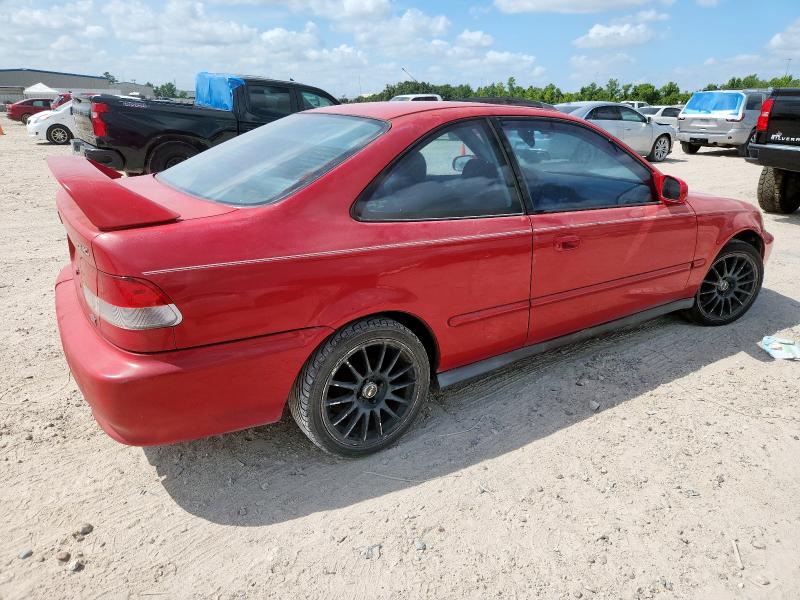 1HGEJ8245YL100835 - 2000 HONDA CIVIC EX RED photo 3