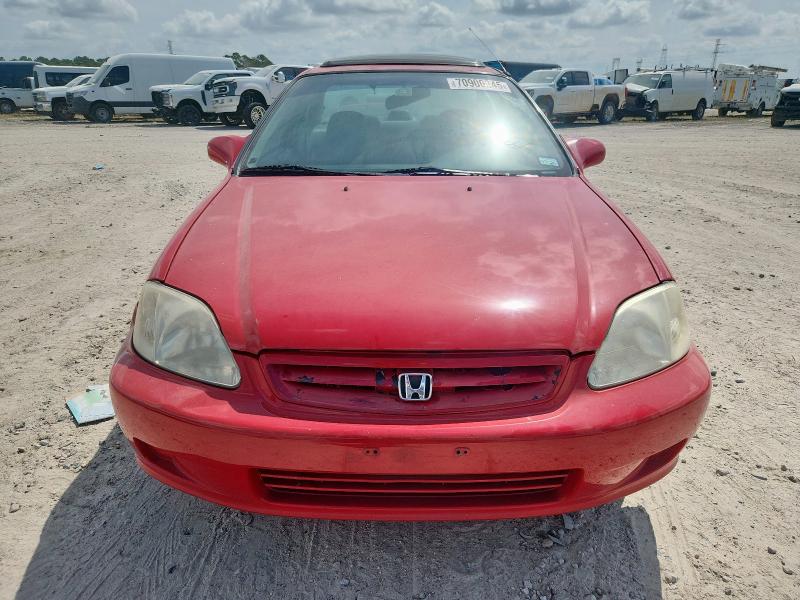 1HGEJ8245YL100835 - 2000 HONDA CIVIC EX RED photo 5