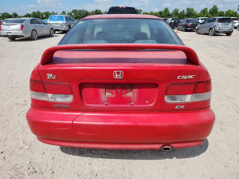1HGEJ8245YL100835 - 2000 HONDA CIVIC EX RED photo 6