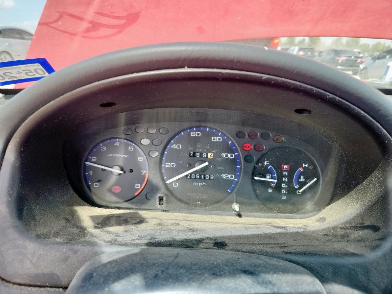 1HGEJ8245YL100835 - 2000 HONDA CIVIC EX RED photo 9