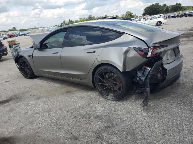 5YJ3E1ET4RF859257 - 2024 TESLA MODEL 3 灰色 照片 2