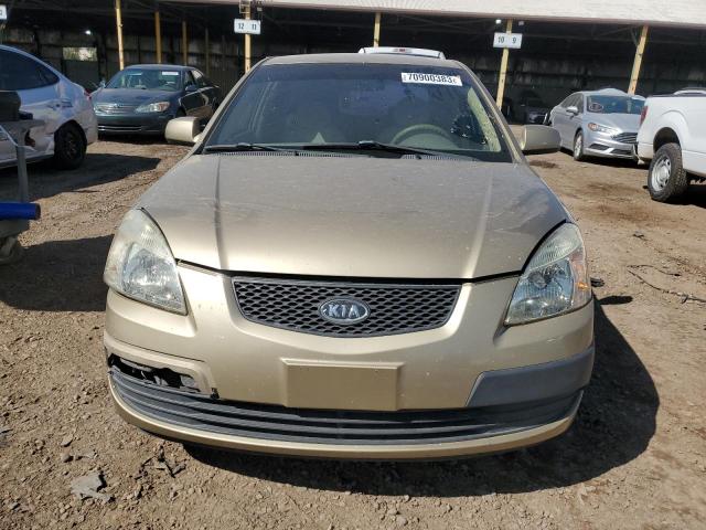 KNADE123166030904 - 2006 KIA RIO GOLD photo 5