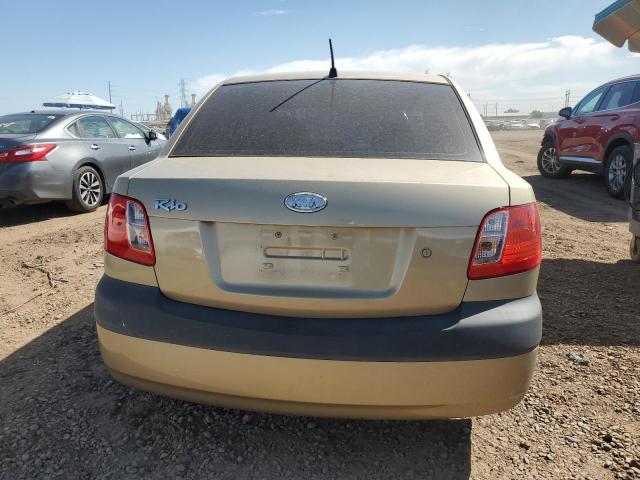 KNADE123166030904 - 2006 KIA RIO GOLD photo 6