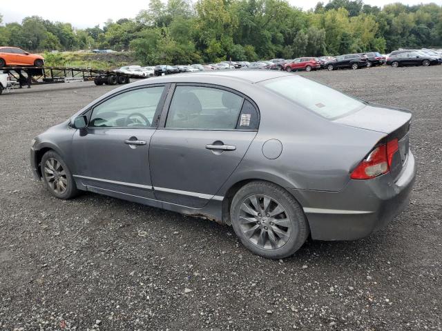 2HGFA16879H328021 - 2009 HONDA CIVIC EX GRAY photo 2