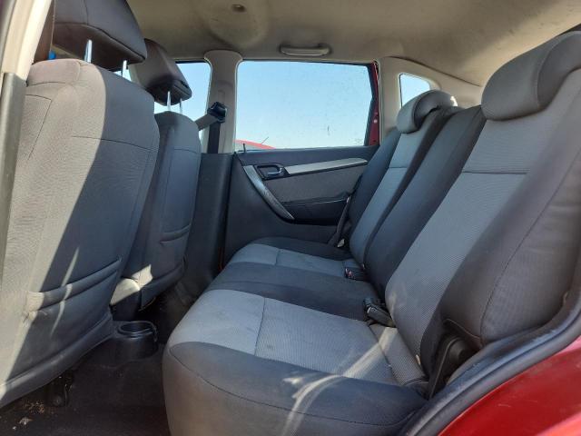 KL1TD66E29B304575 - 2009 CHEVROLET AVEO LS RED photo 10