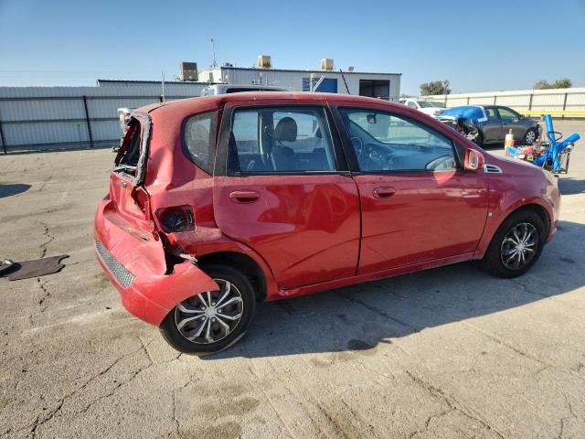 KL1TD66E29B304575 - 2009 CHEVROLET AVEO LS RED photo 3