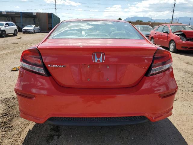 2HGFG3B50EH523734 - 2014 HONDA CIVIC LX RED photo 6