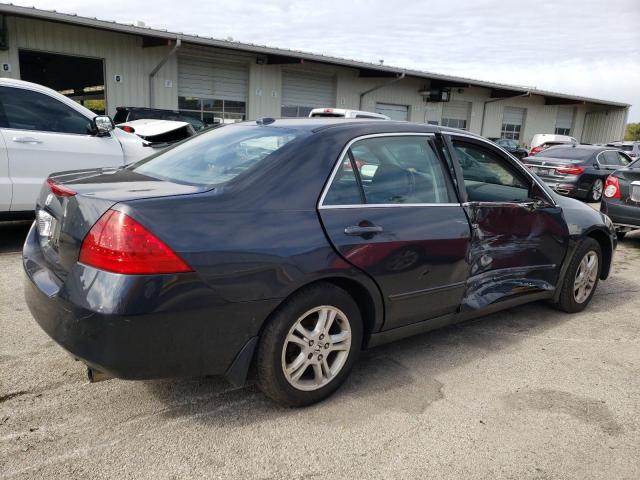 1HGCM56896A022448 - 2006 HONDA ACCORD EX BLACK photo 3