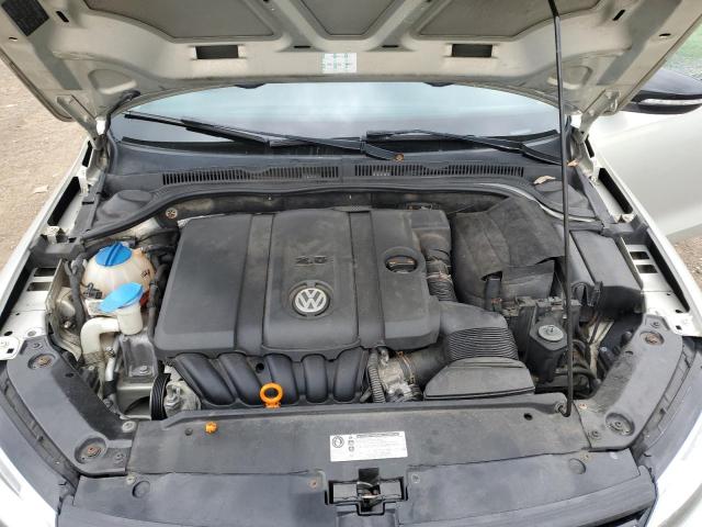 3VWLZ7AJ6BM355450 - 2011 VOLKSWAGEN JETTA SEL SILVER photo 11