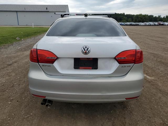 3VWLZ7AJ6BM355450 - 2011 VOLKSWAGEN JETTA SEL SILVER photo 6