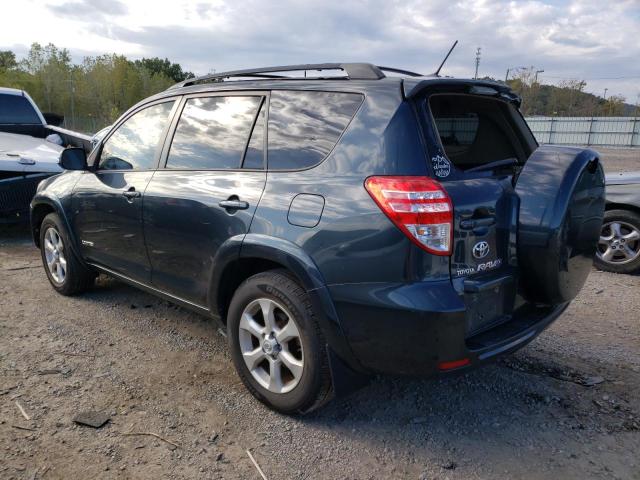 2T3DF4DV9AW050986 - 2010 TOYOTA RAV4 LIMITED BLACK photo 2