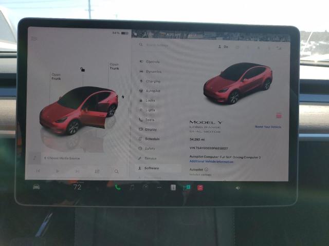 7SAYGDEE6PA038127 - 2023 TESLA MODEL Y 白色 照片 9