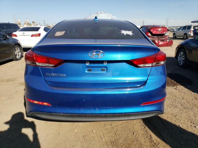 5NPD84LF3HH178372 - 2017 HYUNDAI ELANTRA SE BLUE photo 6