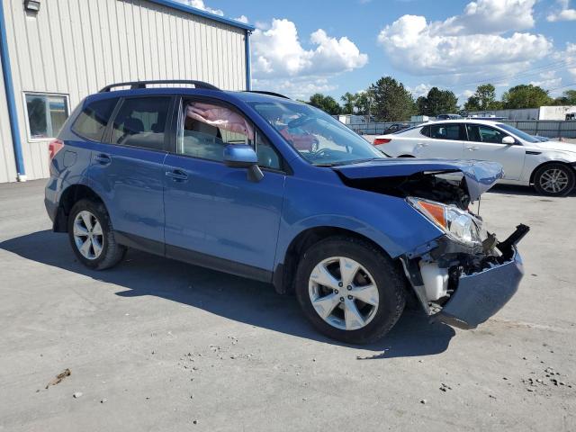 JF2SJADC0FH824852 - 2015 SUBARU FORESTER 2.5I PREMIUM ლურჯი ფოტო 4