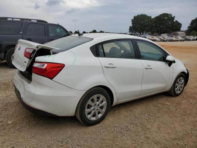 KNADM4A38G6554347 - 2016 KIA RIO LX WHITE photo 3