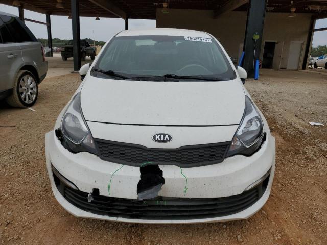 KNADM4A38G6554347 - 2016 KIA RIO LX WHITE photo 5