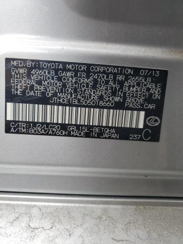 JTHCE1BL5D5018660 - 2013 LEXUS GS 350 SILVER photo 13