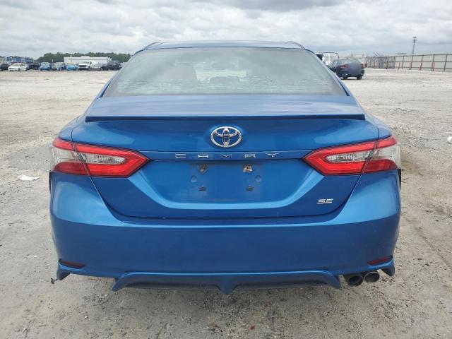 4T1B11HK1JU018501 - 2018 TOYOTA CAMRY L BLUE photo 6