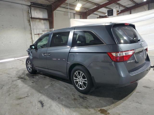 5FNRL5H60CB050374 - 2012 HONDA ODYSSEY EXL GRAY photo 2