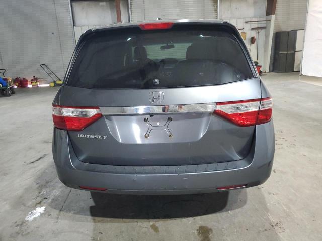 5FNRL5H60CB050374 - 2012 HONDA ODYSSEY EXL GRAY photo 6