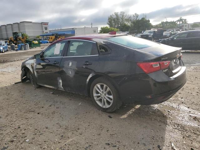 1G1ZE5ST5HF160891 - 2017 CHEVROLET MALIBU LT BLACK photo 2