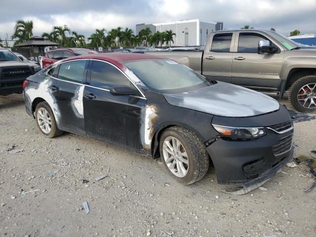 1G1ZE5ST5HF160891 - 2017 CHEVROLET MALIBU LT BLACK photo 4