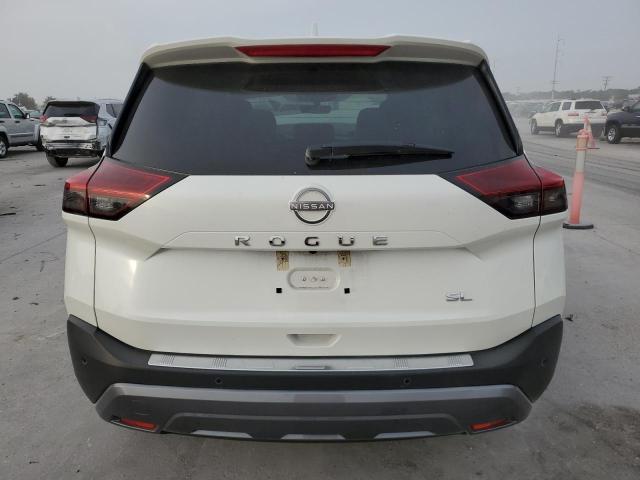 5N1BT3CA6NC694877 - 2022 NISSAN ROGUE SL WHITE photo 6