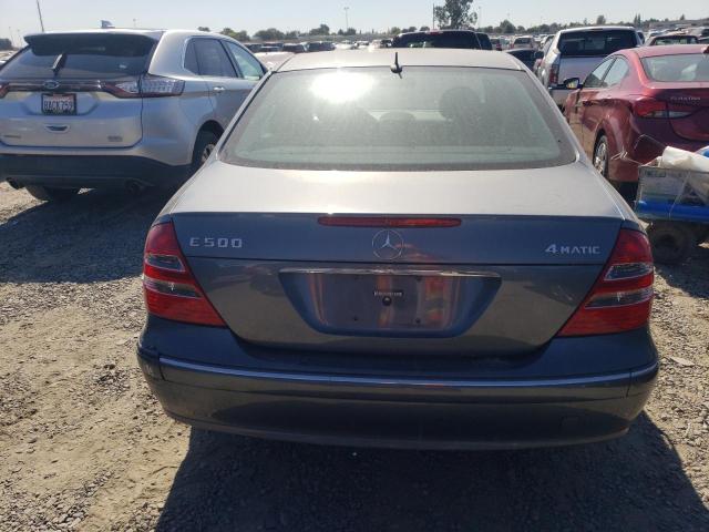 WDBUF83J55X178647 - 2005 MERCEDES-BENZ E 500 4MATIC GRAY photo 6