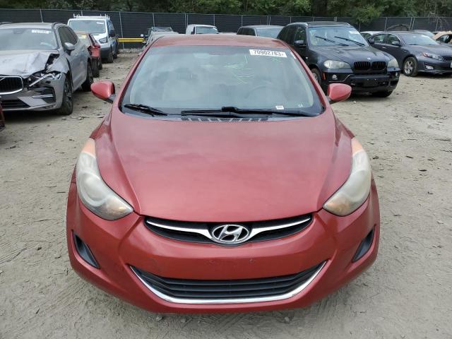 KMHDH4AE8BU152255 - 2011 HYUNDAI ELANTRA GLS BURGUNDY photo 5