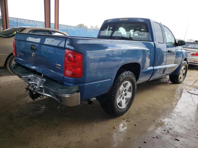 1D7HE42N75S308305 - 2005 DODGE DAKOTA SLT BLUE photo 3