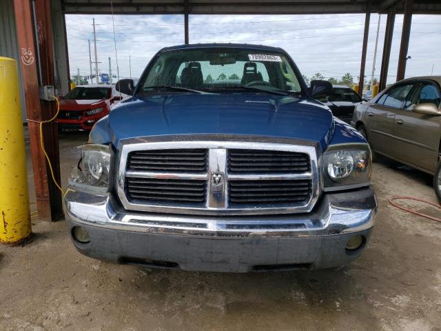 1D7HE42N75S308305 - 2005 DODGE DAKOTA SLT BLUE photo 5