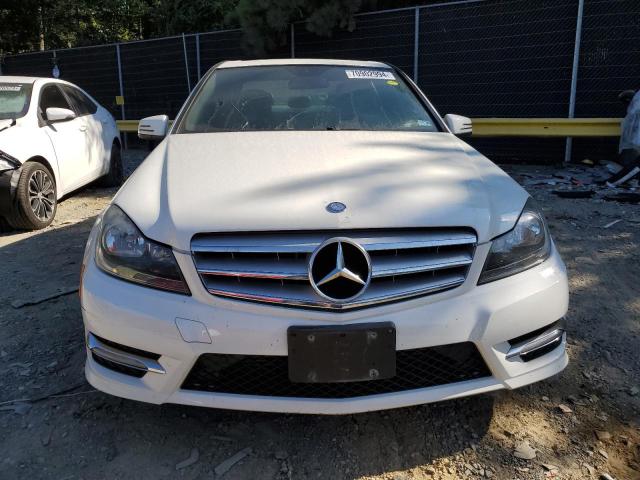 WDDGF4HB8CR229588 - 2012 MERCEDES-BENZ C 250 WHITE photo 5