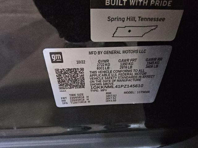 1GKKNML41PZ145610 - 2023 GMC ACADIA SLT Siyah fotoğraf 13