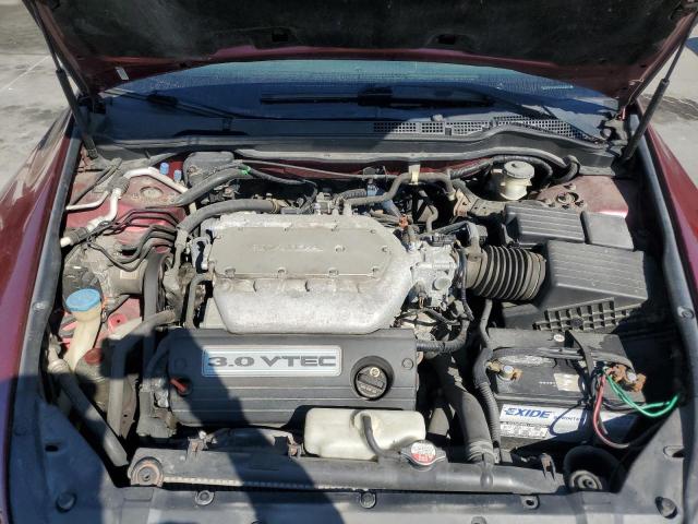 1HGCM66514A024185 - 2004 HONDA ACCORD EX 勃艮第红 照片 11
