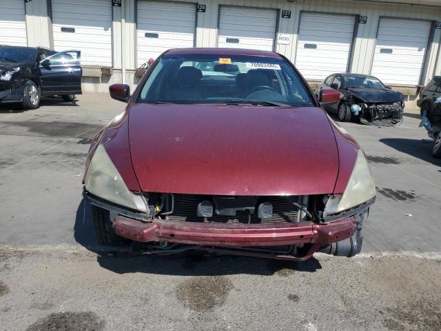 1HGCM66514A024185 - 2004 HONDA ACCORD EX 勃艮第红 照片 5