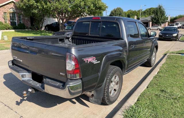 3TMLU4EN2BM077479 - 2011 TOYOTA TACOMA DOUBLE CAB GRAY photo 4