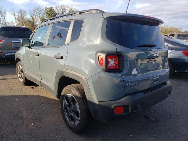 ZACCJBAH4JPH17653 - 2018 JEEP RENEGADE SPORT GRAY photo 2